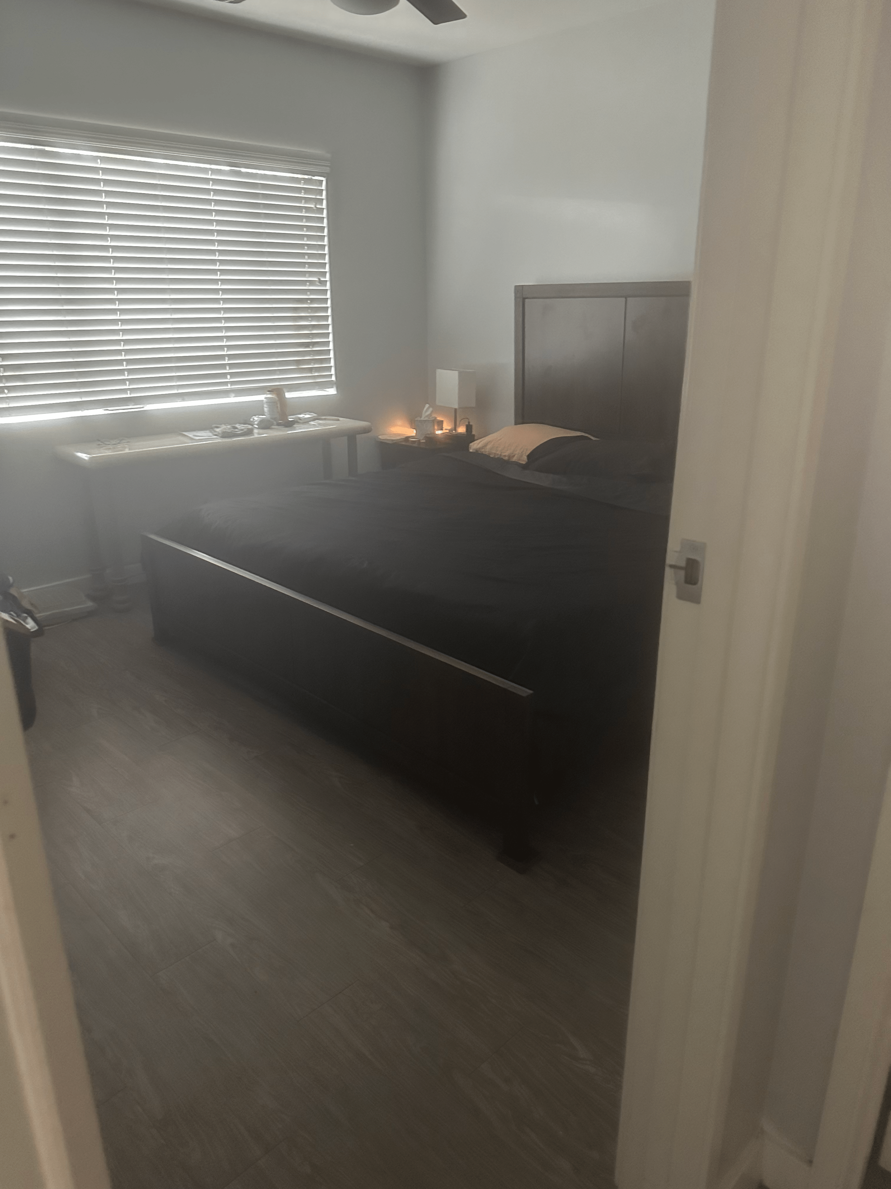 Bedroom after cleaning and organization
